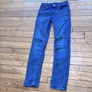 Zara Jeans Size 27- High Rise, Straight Leg